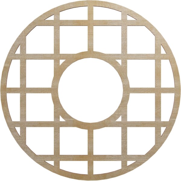 Ekena Millwork O'Neal Wood Fretwork Pierced Ceiling Medallion, Birch, 20"OD x 7 1/4"ID x 1/4"T CMWP20X20X0250ONBI - main